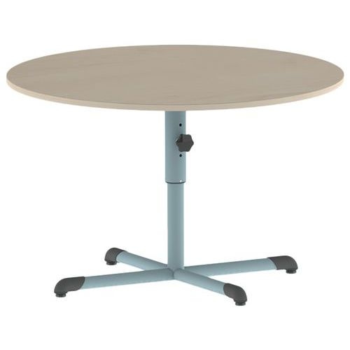 Table Bandana ronde Ø 120 cm réglable piètement central stratifié - Image 8