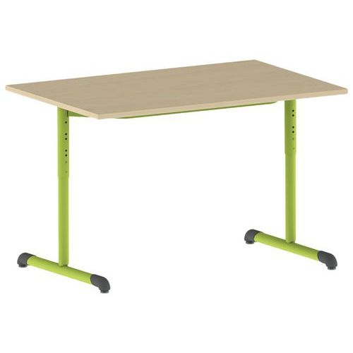 Table Bandana réglable T3 à T6 dégagement latéral stratifié Mobidecor - Image 7