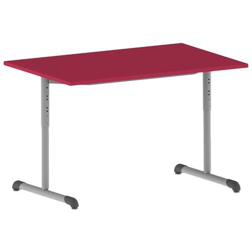 Table Bandana réglable T3 à T6 dégagement latéral stratifié Mobidecor - Image 3