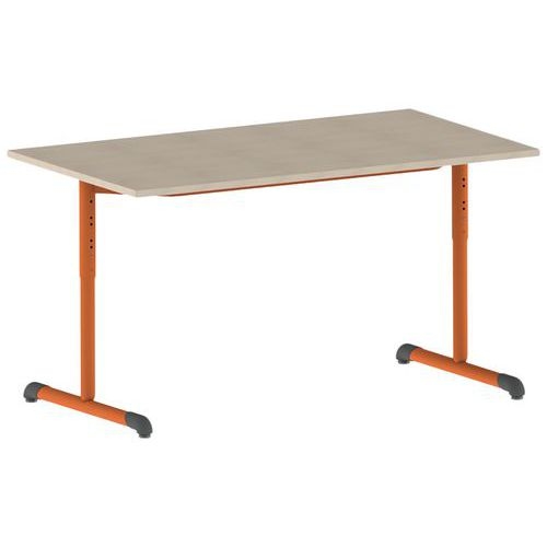Table Bandana réglable T3 à T6 dégagement latéral stratifié Mobidecor - Image 9