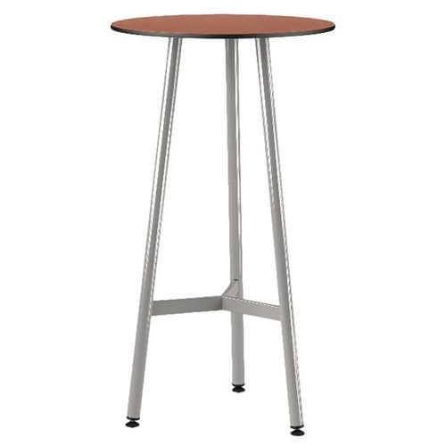 Mange-debout Ella rond Ø 60 cm hauteur 110 cm stratifié CDF Mobidecor - Image 4