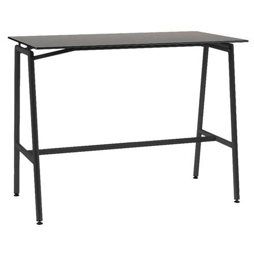 Mange-debout Ella rectangulaire hauteur 110 cm stratifié compact - Image 7