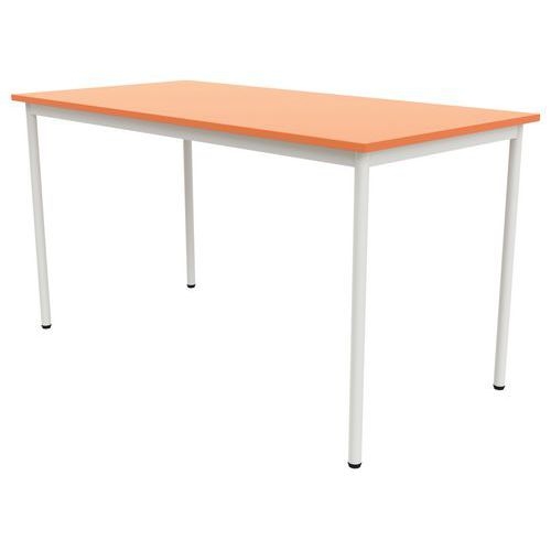 Table 4 pieds droits 80 x 80 cm stratifié ABS - Image 2
