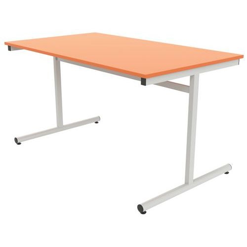 Table dégagement latéral 180 x 80 cm stratifié ABS - Image 4