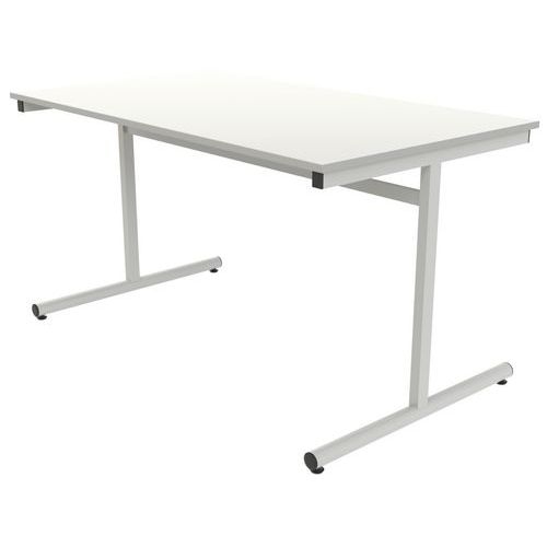 Table dégagement latéral 200 x 80 cm stratifié ABS - Image 2