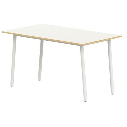 Table 4 pieds inclinés 80 x 80 cm stratifié ABS - Image 4