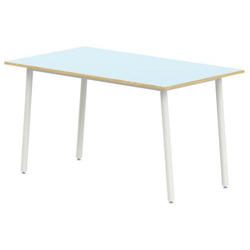 Table 4 pieds inclinés 140 x 80 cm stratifié ABS - Image 3