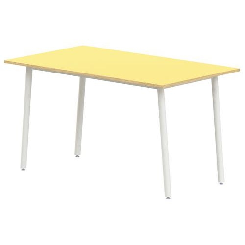 Table 4 pieds inclinés 180 x 80 cm stratifié ABS - Image 4