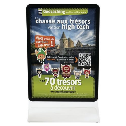 Présentoir de table Crystal double face Magneto A4 -Tarifold - Image 6
