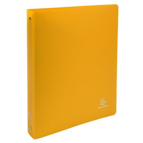 Classeur A4 polypropylène 4 anneaux diam: 30mm dos: 40 mm - Jaune - Image principale