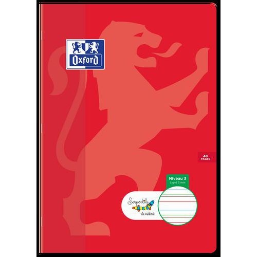 Cahier pour DYS 46 pages lignés interlignes 3 mm 90 g 21x29.7 cm - Image principale