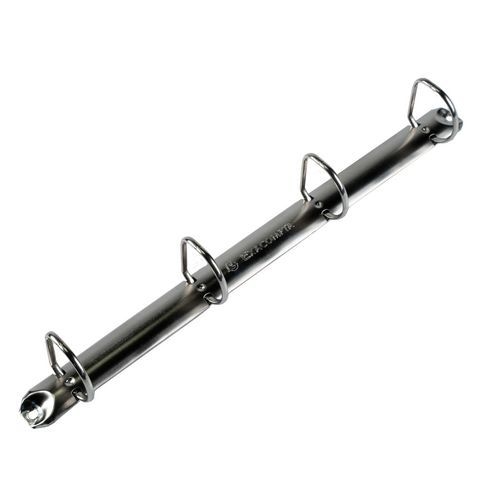 Classeur plastique A4 blanc dos: 50mm 4 anneaux en 30mm - Image 3