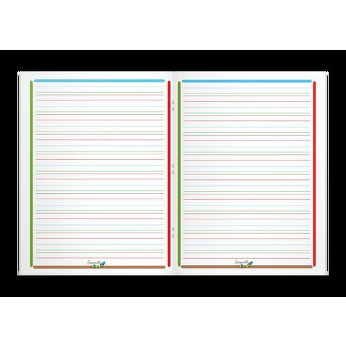 Cahier pour DYS 48 pages lignées interlignes 3 mm 90 g 17x22 cm - Image 2