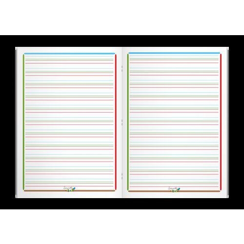 Cahier pour DYS 46 pages lignés interlignes 3 mm 90 g 21x29.7 cm - Image 2