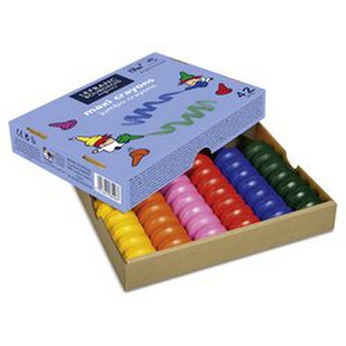 Boite 42 gros crayons à la cire Lefranc & Bourgeois - Image principale
