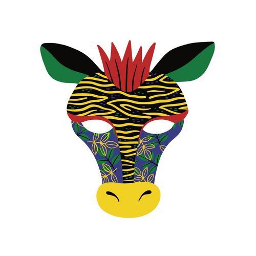 Seau 26 marqueurs peinture Posca couleurs festives + masques - Image 3