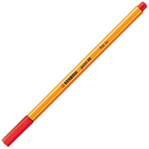 Stylo-feutre STABILO point 88 0.4 mm - rouge - Image 4