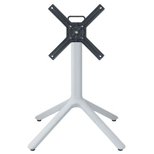 Pied de table Maxi Nemo rabattable hauteur 73 cm - peint blanc - Image principale