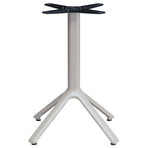 Pied de table Nemo fixe hauteur 73 cm - peint taupe - Image principale