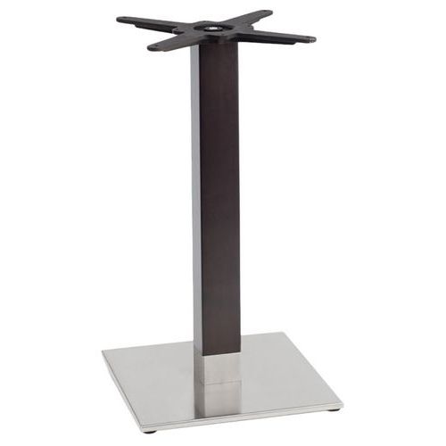 Pied de table Tiffany base carrée colonne hêtre S-CAB - Image 2