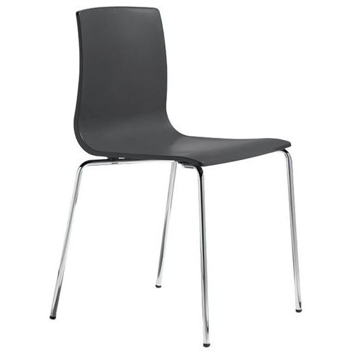 Chaises Alice 4 pieds peint ou chromé lot de 4 S-CAB - Image 3