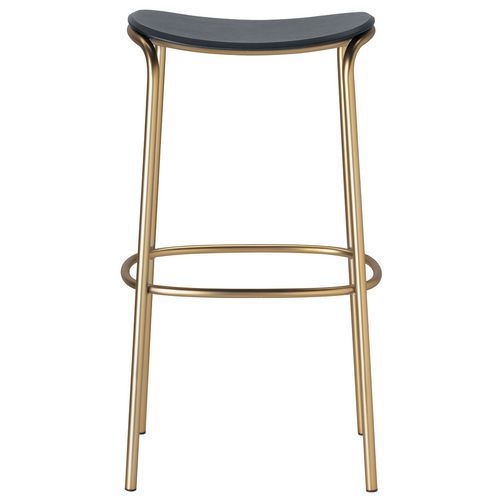 Tabouret Trick hauteur 65 et 75 cm assise bois S-CAB - Image principale