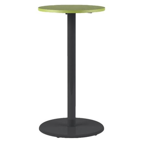 Mange-debout Menorca hauteur 110 cm Ø 60 cm pied peint - Mobidecor - Image 7