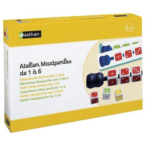Atelier Maxiperles de 1 à 6 - Pour 2 enfants - Image principale