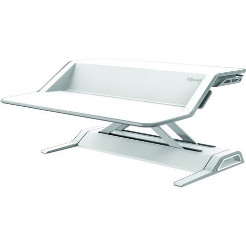 Plateforme de travail assis-debout Lotus - Blanc - Image principale