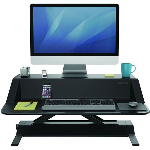 Plateforme de travail assis-debout Lotus - Noir - Image 3