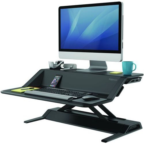 Plateforme de travail assis-debout Lotus - Noir - Image 5