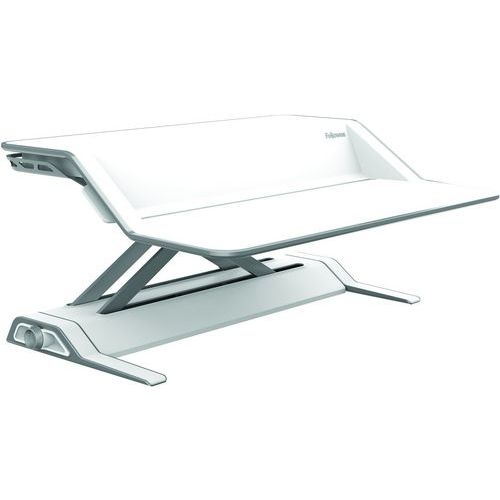 Plateforme de travail assis-debout Lotus - Blanc - Image 4