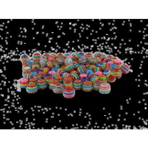 Sachet 200 perles multicolores rondes 12mm - Image principale