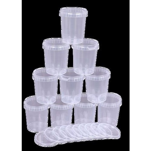 Pot 500ml avec couvercle à clipser - Image 2