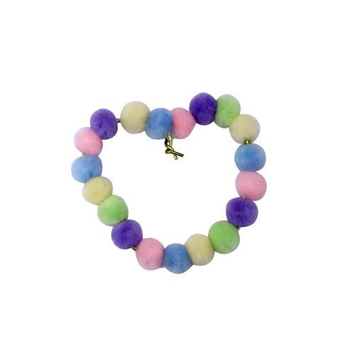 Sachet 100 perles pompons pastel dia 20mm - Image 4