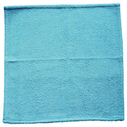 Lot 10 carrés éponge coton 400 g/m² 50 x 50 cm Emeraude - Image principale