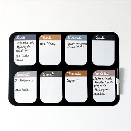 Calendrier magnétique planning hebdomadaire - Image 3