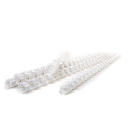 Peigne à relier 25 mm (50 pièces) - Blanc - Image principale