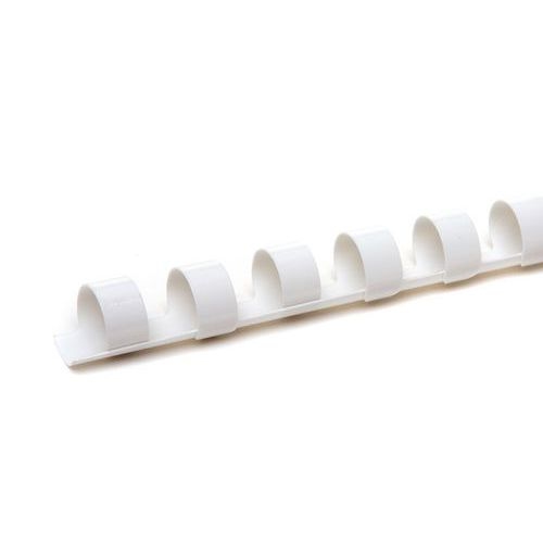 Peigne à relier 6 mm (100 pièces) - Blanc - Image 2