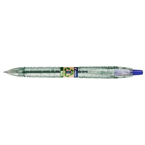Stylo bille rétractable B2P Ecoball - Bleu - Image principale