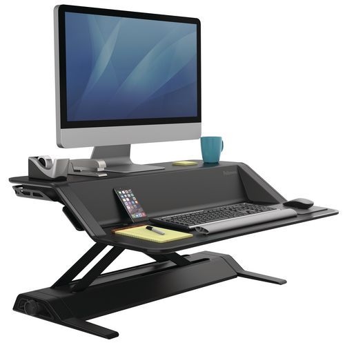 Plateforme de travail assis-debout Lotus - Noir - Image 7