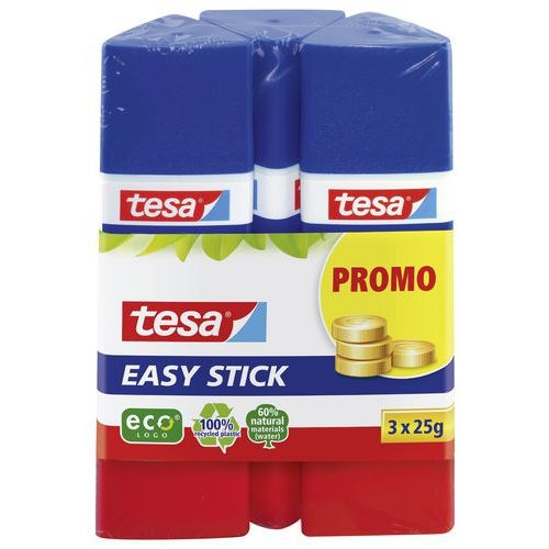 Bâton de colle Tesa triangulaire en lot de 3 : 25gr - Image principale