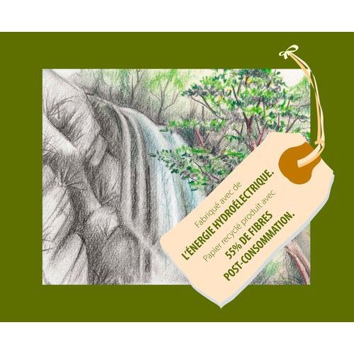 Paquet 250 feuilles dessin recyclé 160g A4 - Image 2