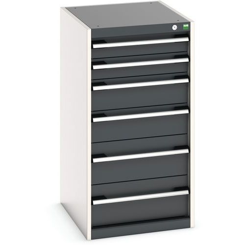 Armoire d'atelier à tiroirs Bott SL-86 - 7 tiroirs, dimensions L800xP650xH1000 mm - Bott - Image 5