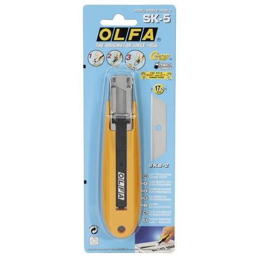 Lot de 6 Cutter sécurité OLFA SK5 - Lame largeur 17,5 mm - Image 2