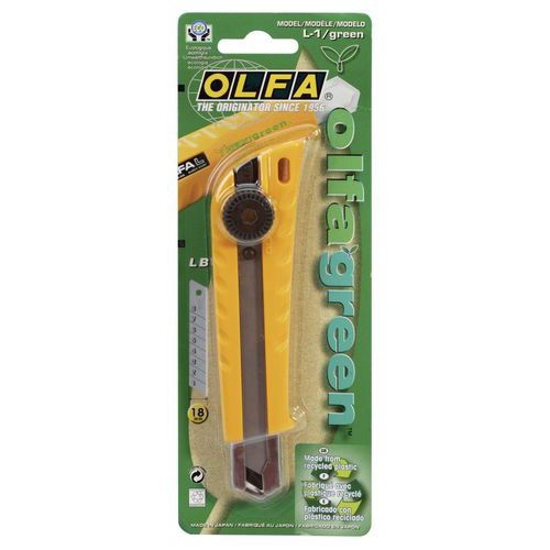 Cutter Olfa L-1 green - Lame 18 mm - Olfa - Image 3