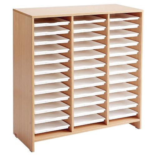 Meuble haut 36 plateaux - hêtre - Image principale