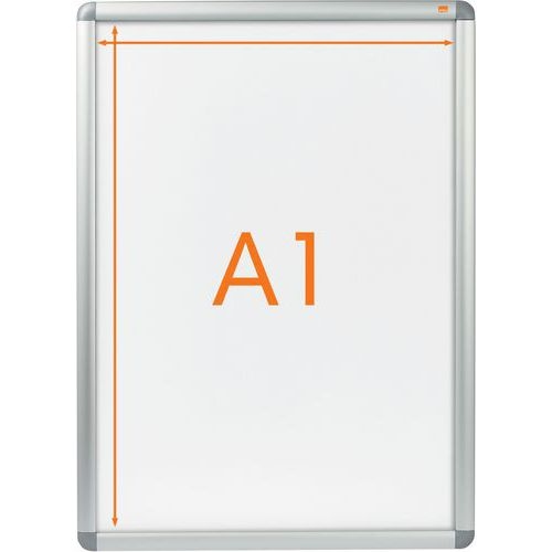 Porte-affiche clipsable Nobo, A1 L652xP17xH899 mm 1902211 - Image 2