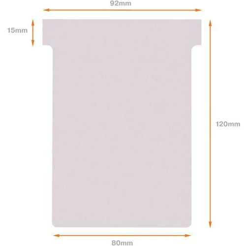 Lot de 100 Fiches T Nobo Indice 3 violettes - Image 3