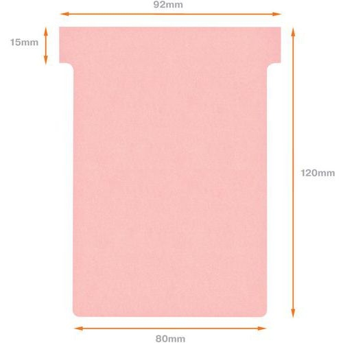 Lot de 100 Fiches T Nobo Indice 3 roses - Image 2
